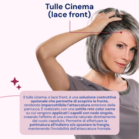 PARRUCCA SING MONO PART CAPELLI MEDI LISCI IN FIBRA TERMORESISTENTE