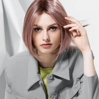 PARRUCCA DUA MONO PART CAPELLI CORTI LISCI IN FIBRA TERMORESISTENTE