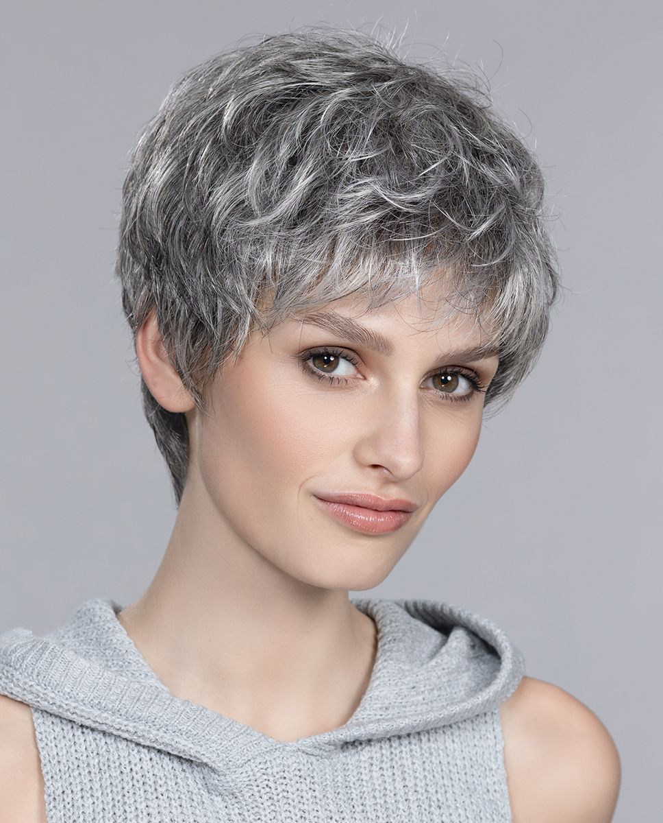 Perruque Femme Courte Bouclée Couleur 'Rame Intenso' (cuivré Intense) - Bonnet Classique, Synthétique, Raie Libre