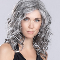 PARRUCCA HEAVEN MONO PART CAPELLI LUNGHI RICCI IN FIBRA TERMORESISTENTE