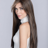 PARRUCCA LOOK CAPELLI LUNGHI LISCI IN FIBRA TERMORESISTENTE