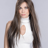 PARRUCCA LOOK CAPELLI LUNGHI LISCI IN FIBRA TERMORESISTENTE