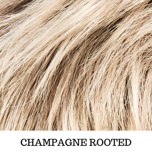 Biondo dorato chiaro Champagne rooted