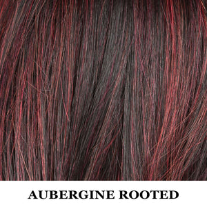Rosso scuro Aubergine rooted