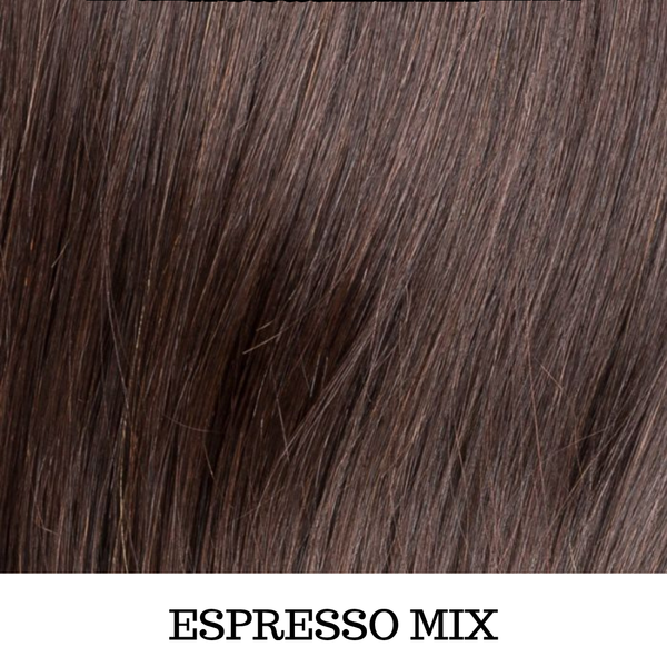 PARRUCCA CASO MONO CAPELLI VERI LUNGHI LISCI