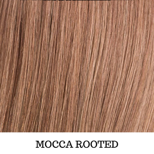 Color castano Mocca-Rooted