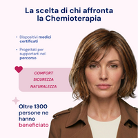PARRUCCA SING MONO PART CAPELLI MEDI LISCI IN FIBRA TERMORESISTENTE
