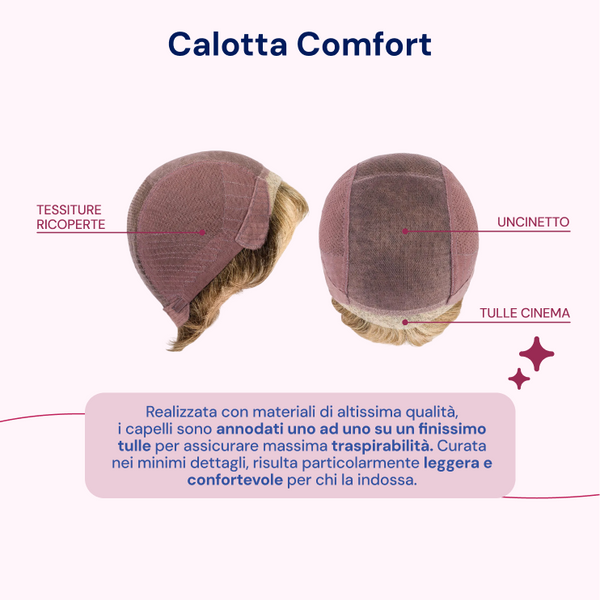 PARRUCCA MUSIC COMFORT CAPELLI LUNGHI LISCI IN FIBRA TERMORESISTENTE