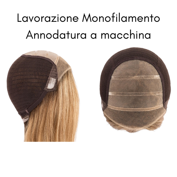 PARRUCCA DIAMOND MONO CAPELLI VERI LUNGHI