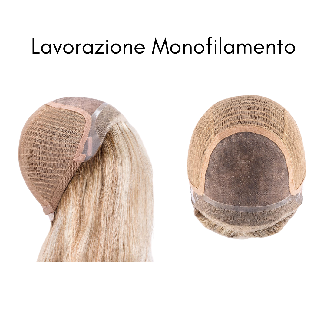 PARRUCCA XENITA HI CAPELLI VERI LUNGHI LISCI