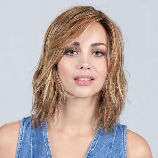 PARRUCCA FLOW CAPELLI MEDI MOSSI IN FIBRA TERMORESISTENTE