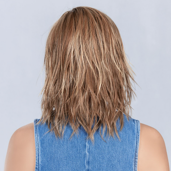 PARRUCCA FLOW CAPELLI MEDI MOSSI IN FIBRA TERMORESISTENTE