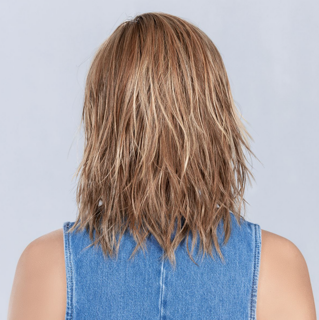 PARRUCCA FLOW CAPELLI MEDI MOSSI IN FIBRA TERMORESISTENTE