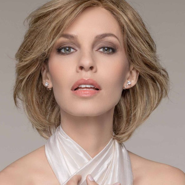 PARRUCCA BRILLIANCE PLUS DELUXE CAPELLI VERI MEDI LISCI