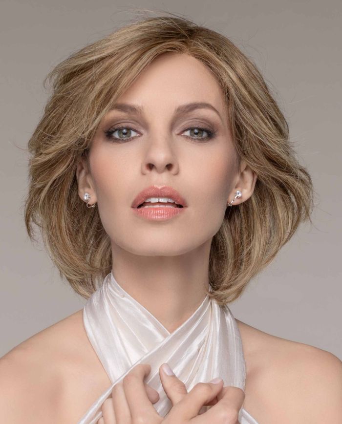 PARRUCCA BRILLIANCE PLUS DELUXE CAPELLI VERI MEDI LISCI