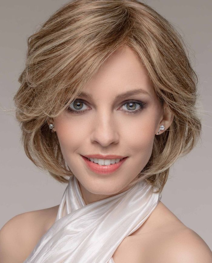 PARRUCCA BRILLIANCE PLUS DELUXE CAPELLI VERI MEDI LISCI