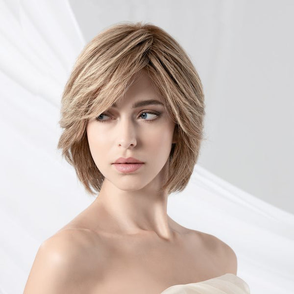 PARRUCCA BRILLIANCE PLUS DELUXE CAPELLI VERI MEDI LISCI