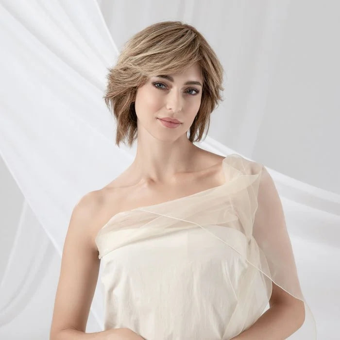 PARRUCCA BRILLIANCE PLUS DELUXE CAPELLI VERI MEDI LISCI