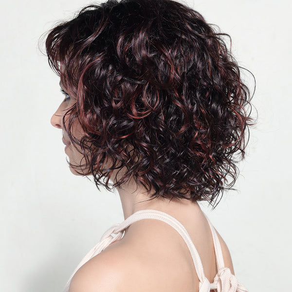 PARRUCCA ONDA MONO PART CAPELLI MEDI RICCI