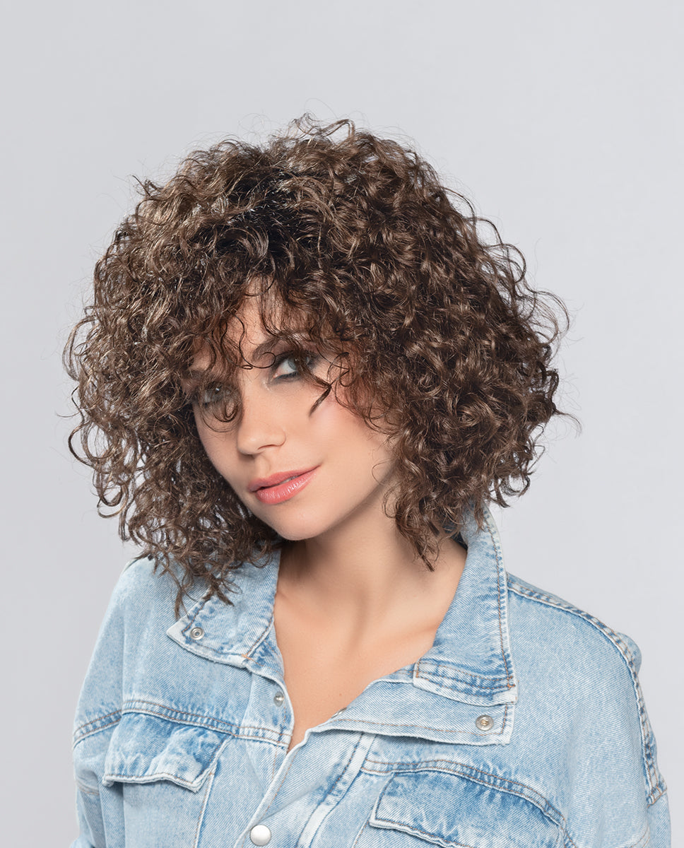 PARRUCCA DISCO CAPELLI MEDI RICCI