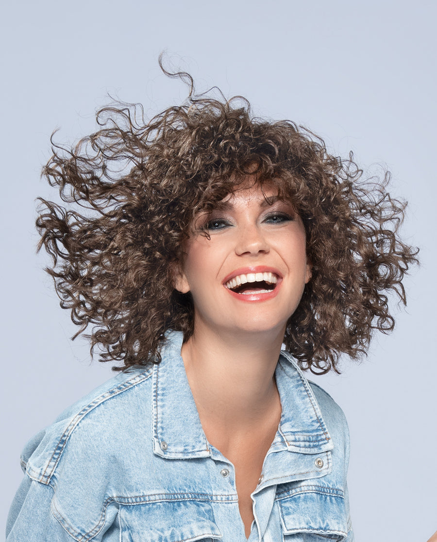 PARRUCCA DISCO CAPELLI MEDI RICCI
