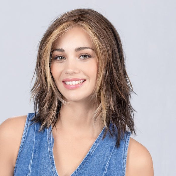 PARRUCCA FLOW CAPELLI MEDI MOSSI IN FIBRA TERMORESISTENTE