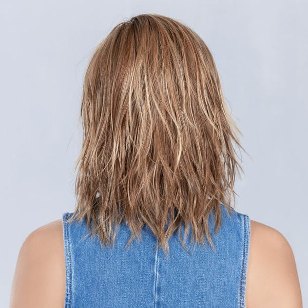 PARRUCCA FLOW CAPELLI MEDI MOSSI IN FIBRA TERMORESISTENTE