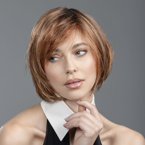 PARRUCCA FRENCH MONO PART CAPELLI  MEDI LISCI IN FIBRA SINTETICA