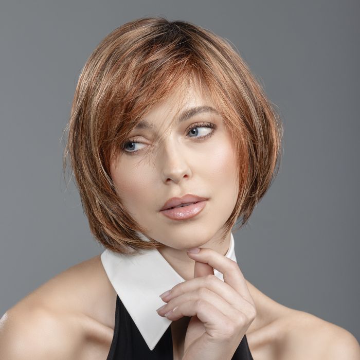 PARRUCCA FRENCH MONO PART CAPELLI  MEDI LISCI IN FIBRA SINTETICA