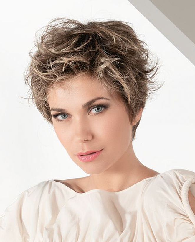 PARRUCCA POSH CAPELLI CORTI MOSSI