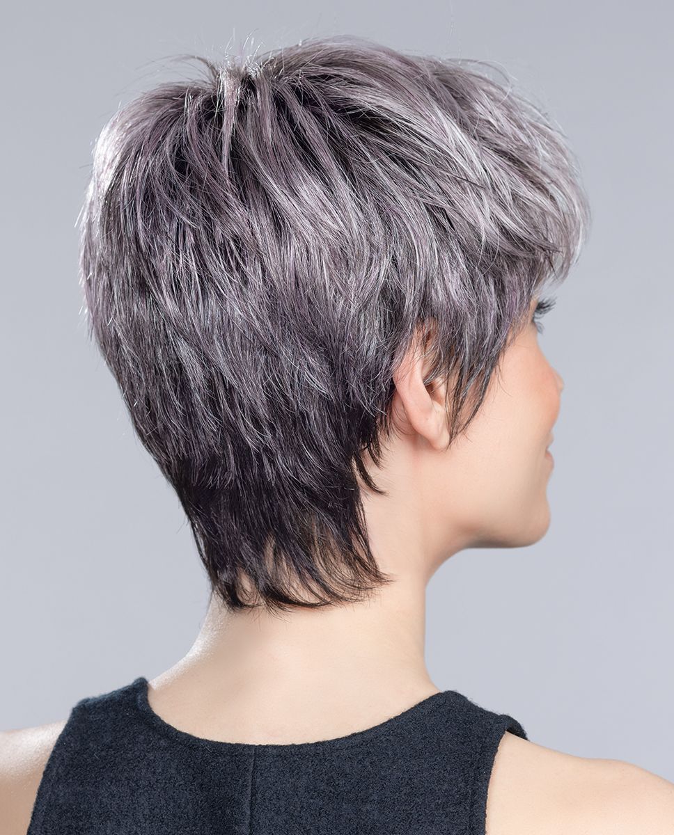 Parrucca Da Donna Giocherellona Corto Molto Voluminoso Ombreggiato Mix Nero Rame 4260624834184 - Foto 7