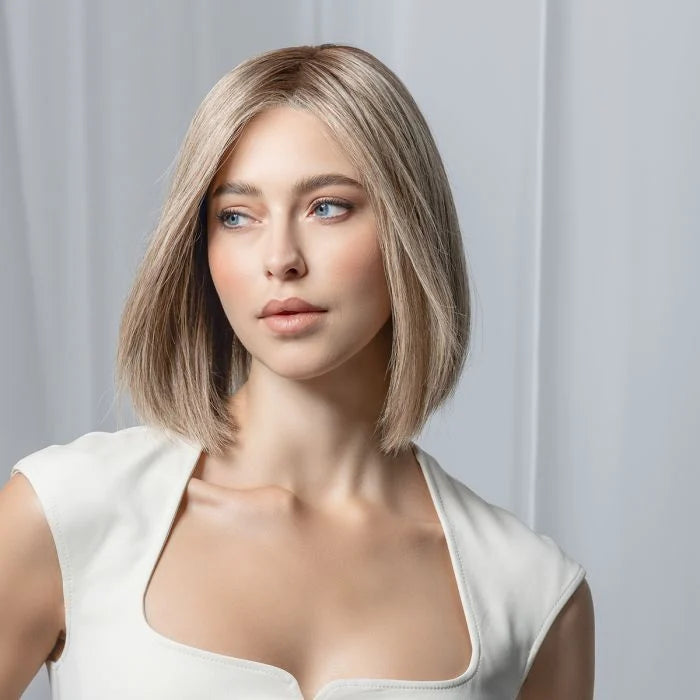 PARRUCCA SUPREME PLUS DELUXE CAPELLI VERI MEDI LISCI
