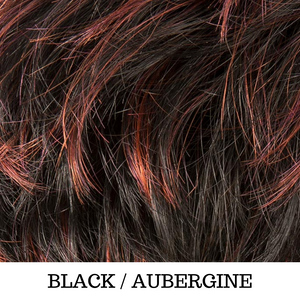 nero con meches rosso scuro black/aubergine mix