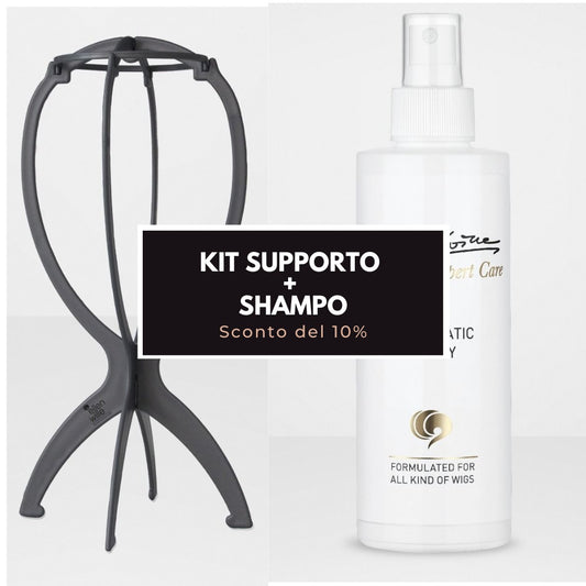Pacchetto Shampoo + Supporto Parrucca